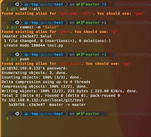 Git add, commit, push